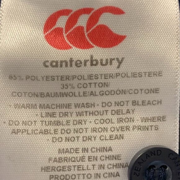 Canterbury Men's Leinster Rugby Union Striped Short Sleeve Polo Shirt‎ Size M - Picture 9 of 13